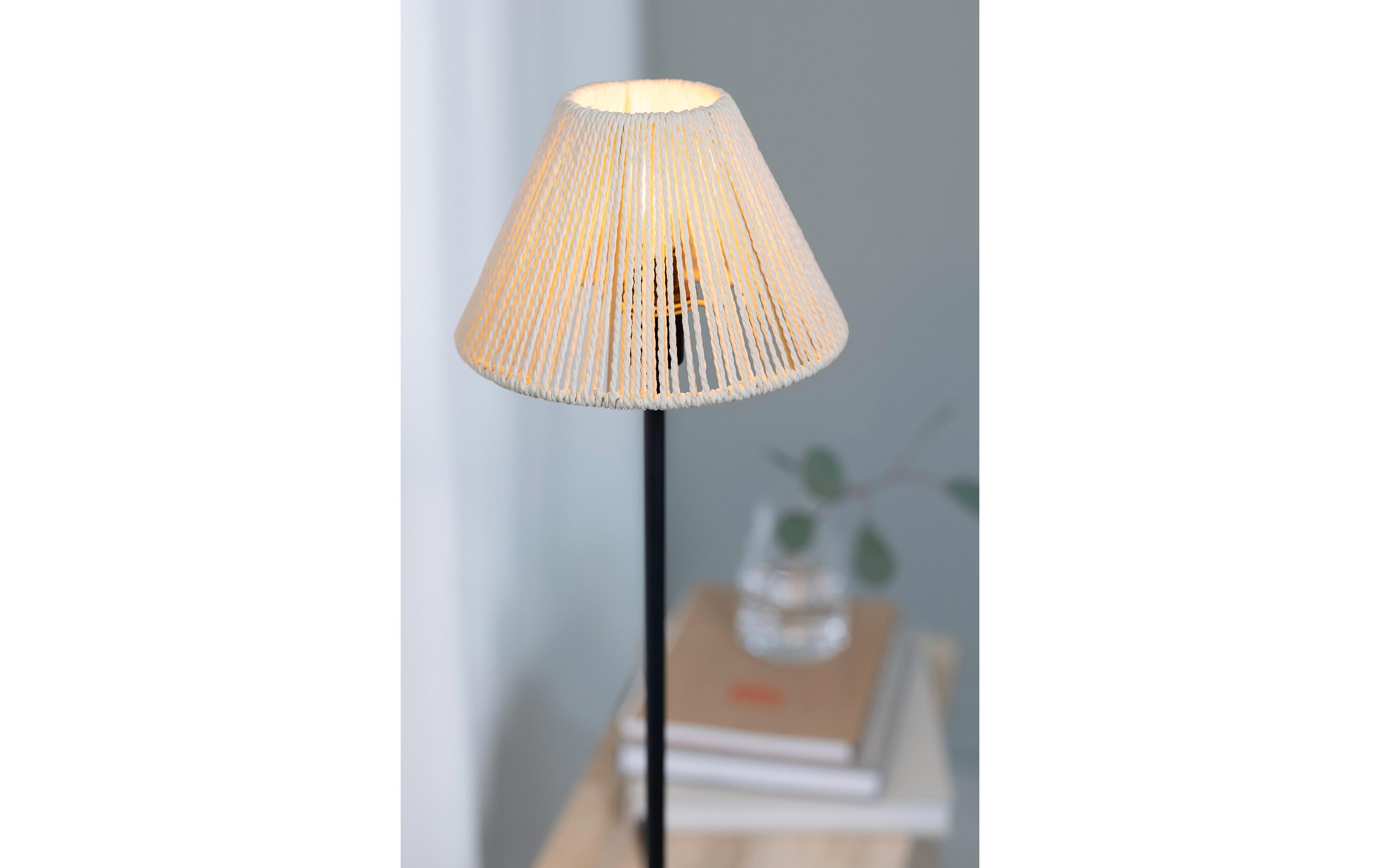Tischleuchte Corda 1L, E14, 4 W, Beige/SchwarzWohnraumleuchte