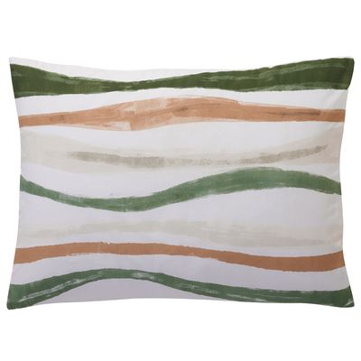 Linge de lit ondes graphiques