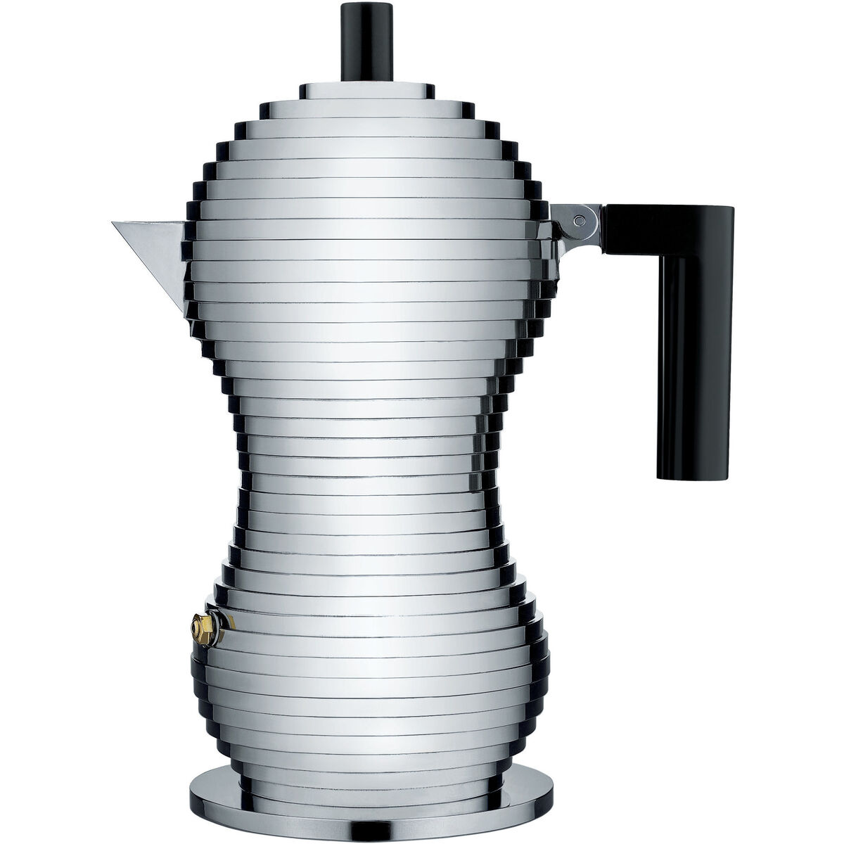 Mokabrygger Aluminium/Svart Medium 15 cl