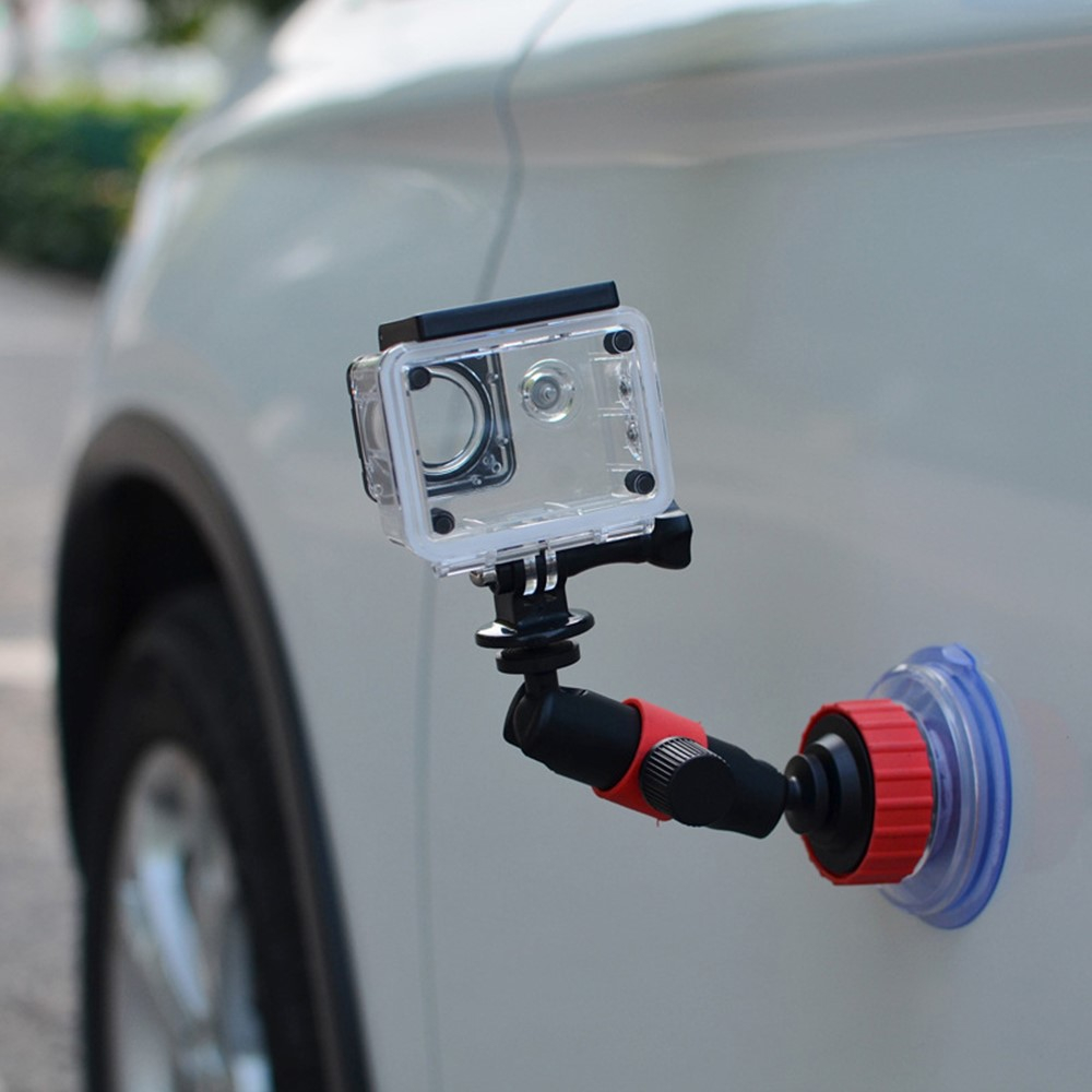 Auto KFZ 360° Grad Kamera Saugnapfhalterung   Stativ Adapter für GoPro mit 1/4