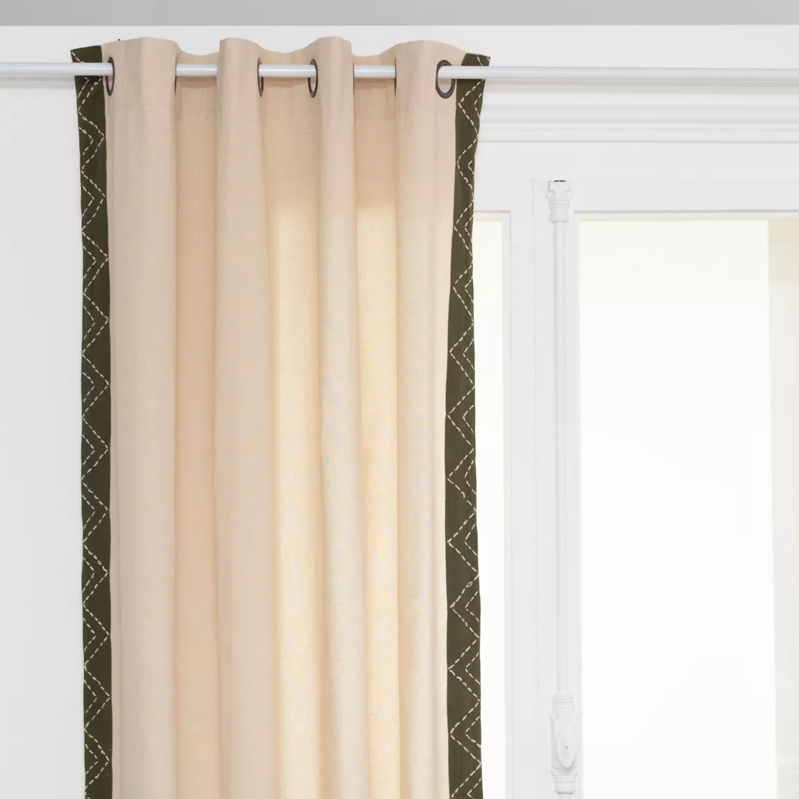 Rideau coton (140 x 260 cm) Exotic panama Beige