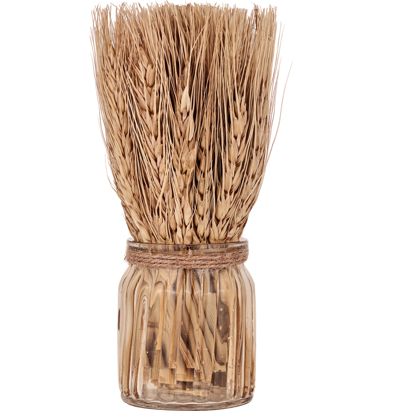 EGLO Trockenblume Caraquet, 18 cm, mit Vase, braun
