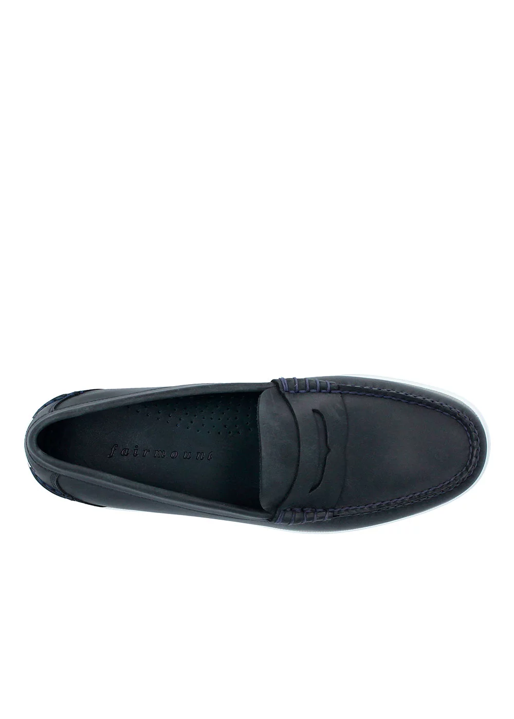 BOAT MOC CUIR NAVY
