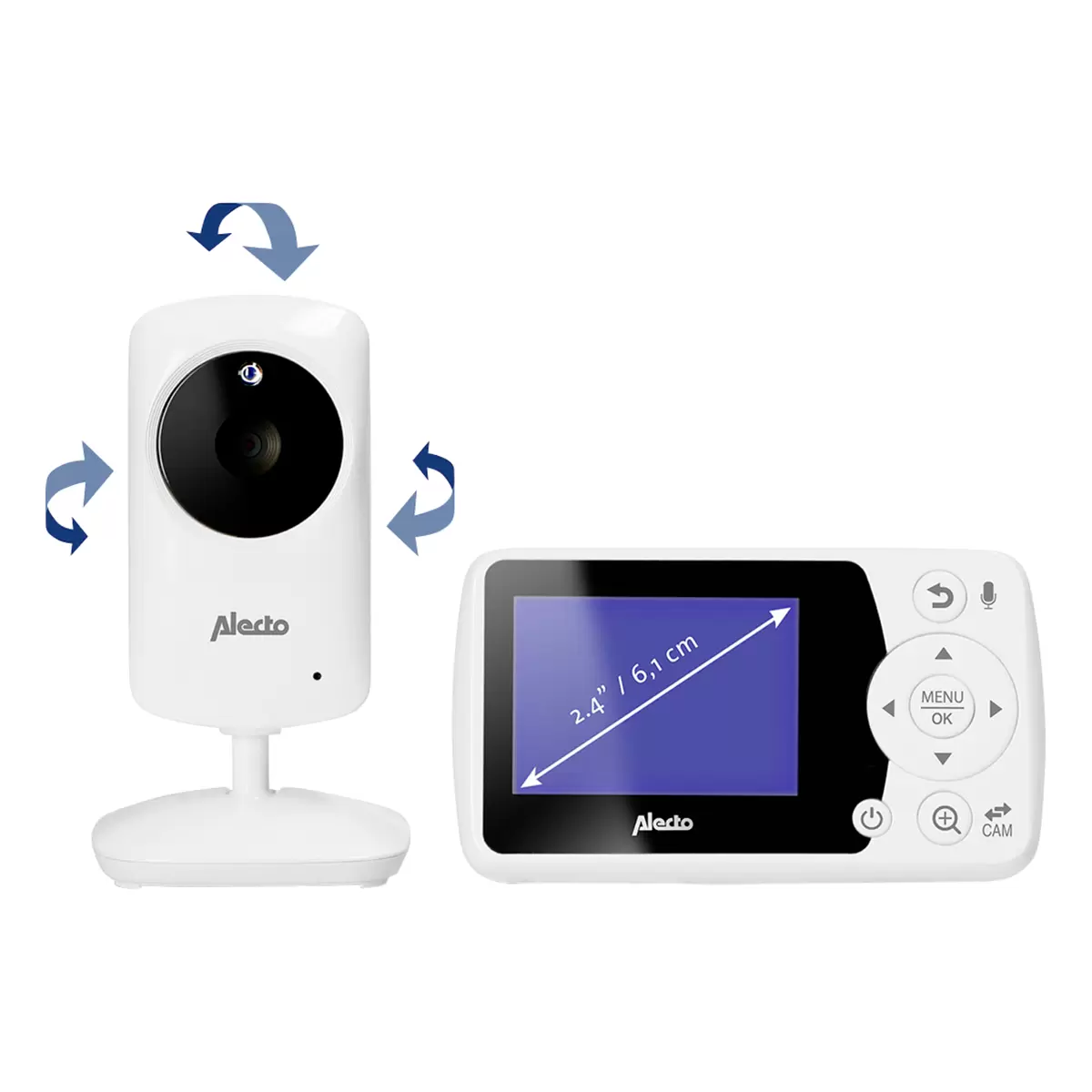 Babyphones ALECTO weiss