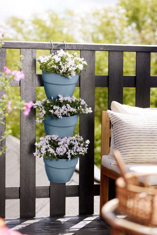 Elho plantenbak voor verticale tuin Vibia Campana Vertical Forest blauw 20,7 x 17,1 x 29,7 cm