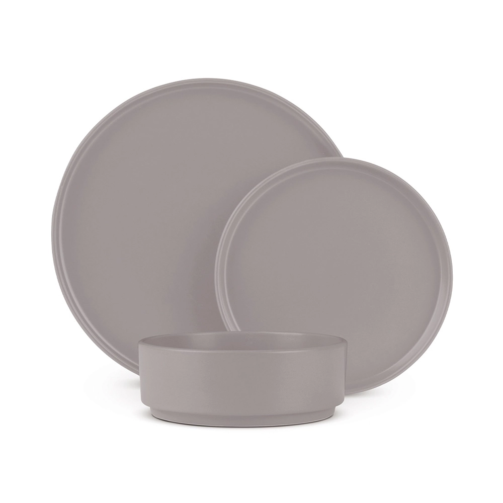Berlinger Haus 18-teiliges Tellerset Taupe Collection