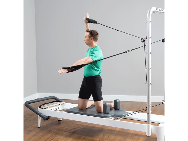 Pilates Double Loops SoftTouch Fleece, Schwarz Schlaufen aus Vlies
