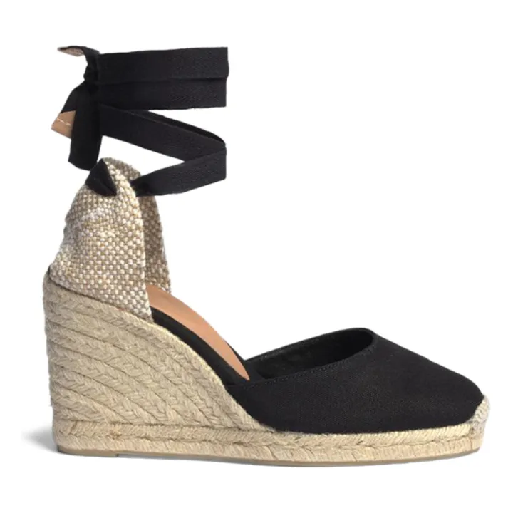 Castaner Espadrilles Carina 8 cm | Noir