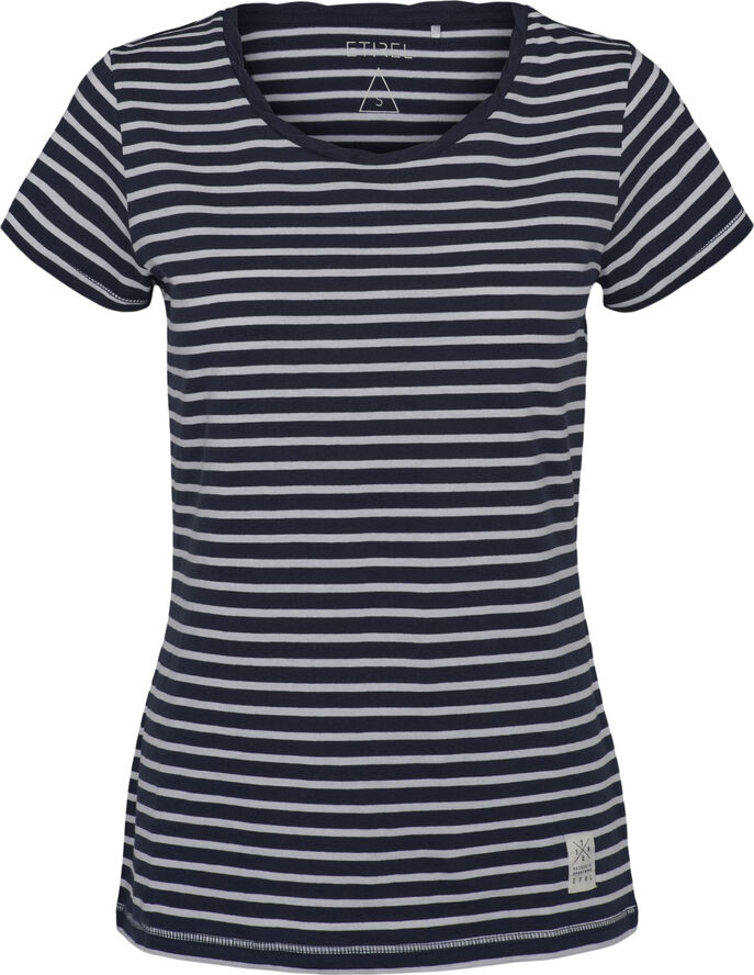 Etirel Nautic Stripe T-Shirt Blå