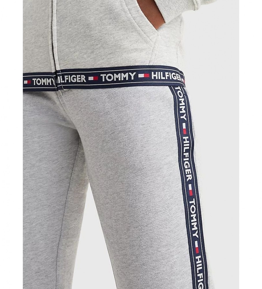 Moletom Tommy Hilfiger Cotton Terry Lounge cinza