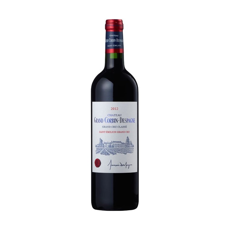 Château GRAND CORBIN DESPAGNE 2018 - Saint-Émilion Grand Cru - Grand Cru Classé - par Caisse bois de 6 bouteilles 75 cl
