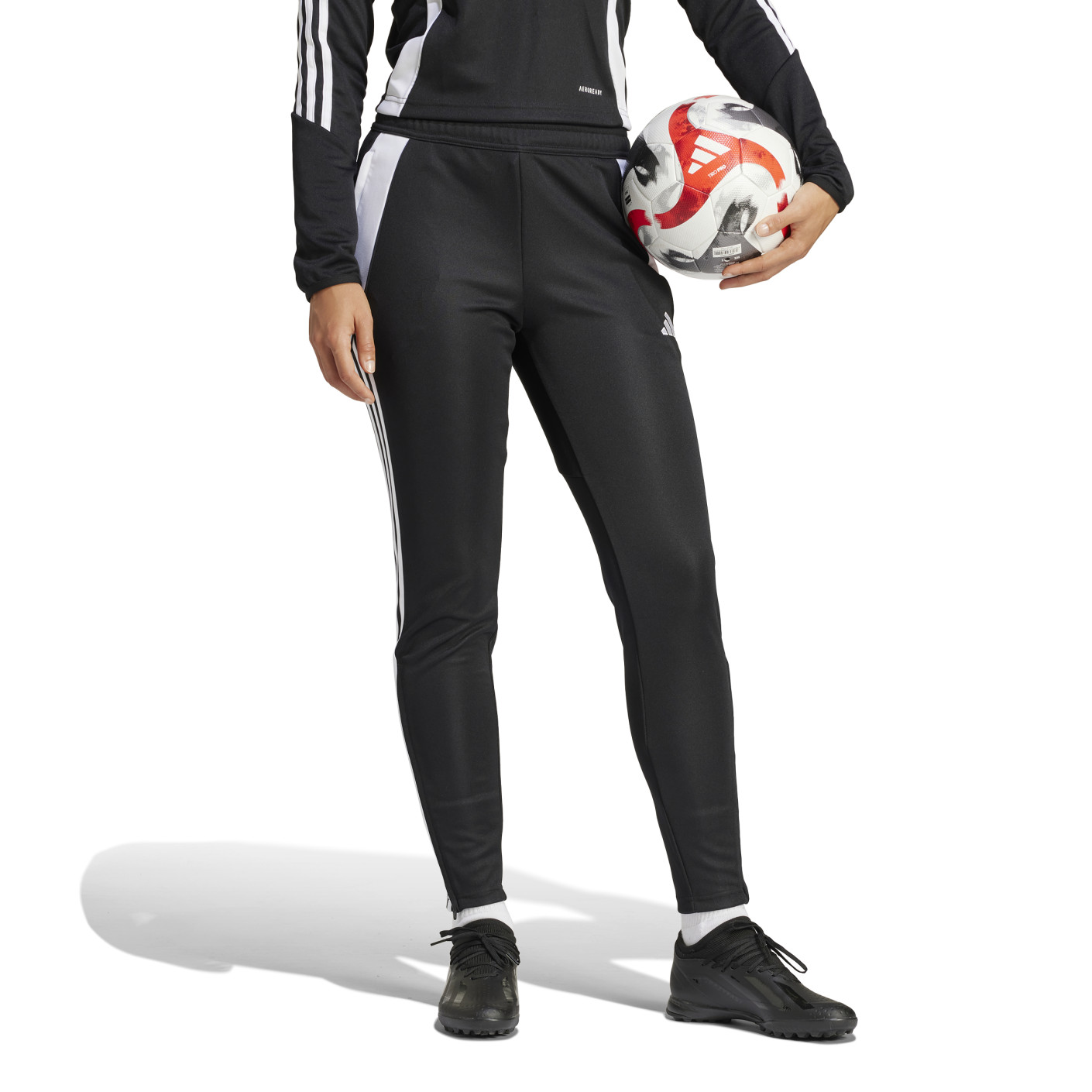 Adidas Tiro 24 Trainingsbroek Dames Zwart Wit
