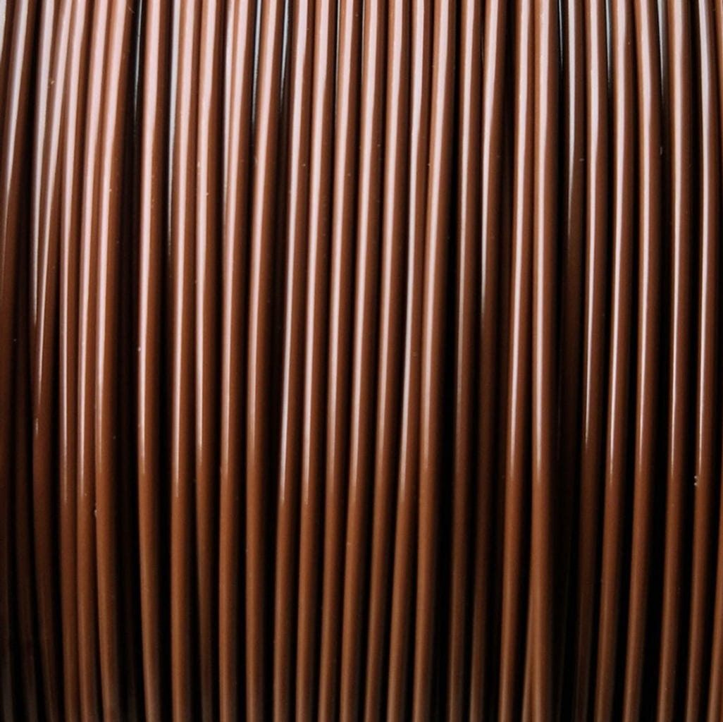 Nobufil  PETG Industrial Brown, 1,75 mm / 1000 g    Leicht zu druckendes PETG Filament aus recyceltem Kunststoffabfall in Industrial Brown
