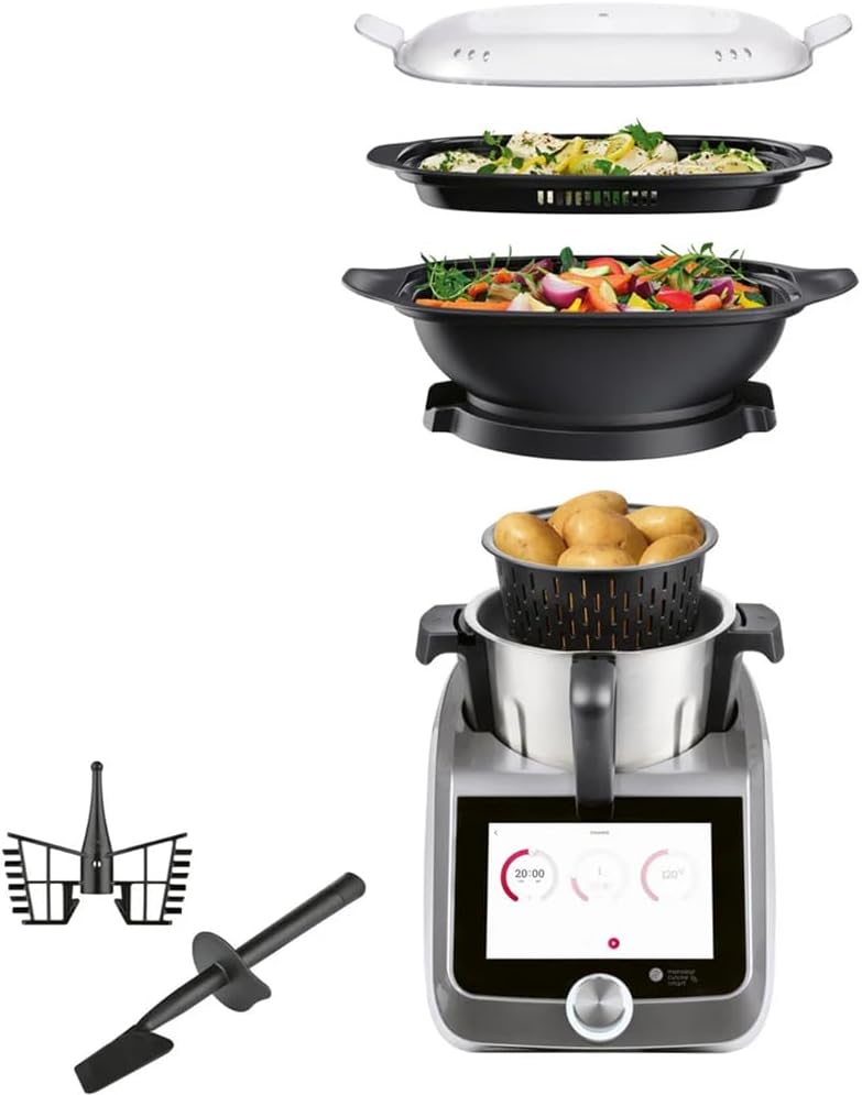 SILVERCREST® Küchenmaschine Monsieur Cuisine Smart SKMS 1200 B1 Farbe: Titanium