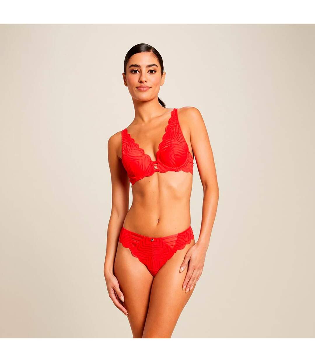 Soutien-gorge ampliforme rouge Marianne