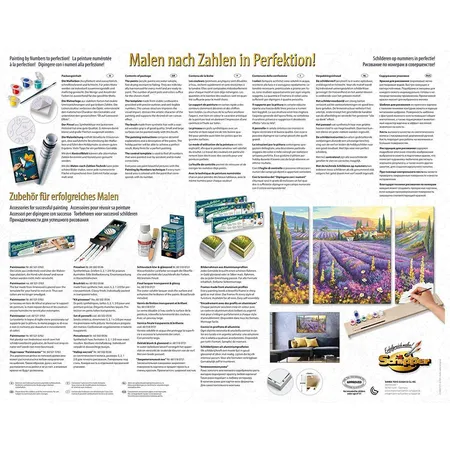 Schipper Malen nach Zahlen Lavendelfelder (Triptychon)