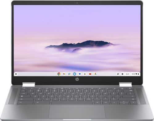 HP - Chromebook x360 14b-cd0635nd - Laptop - Zilver - 14 inch - Touchscreen - 8 GB RAM - 256 GB eUFS