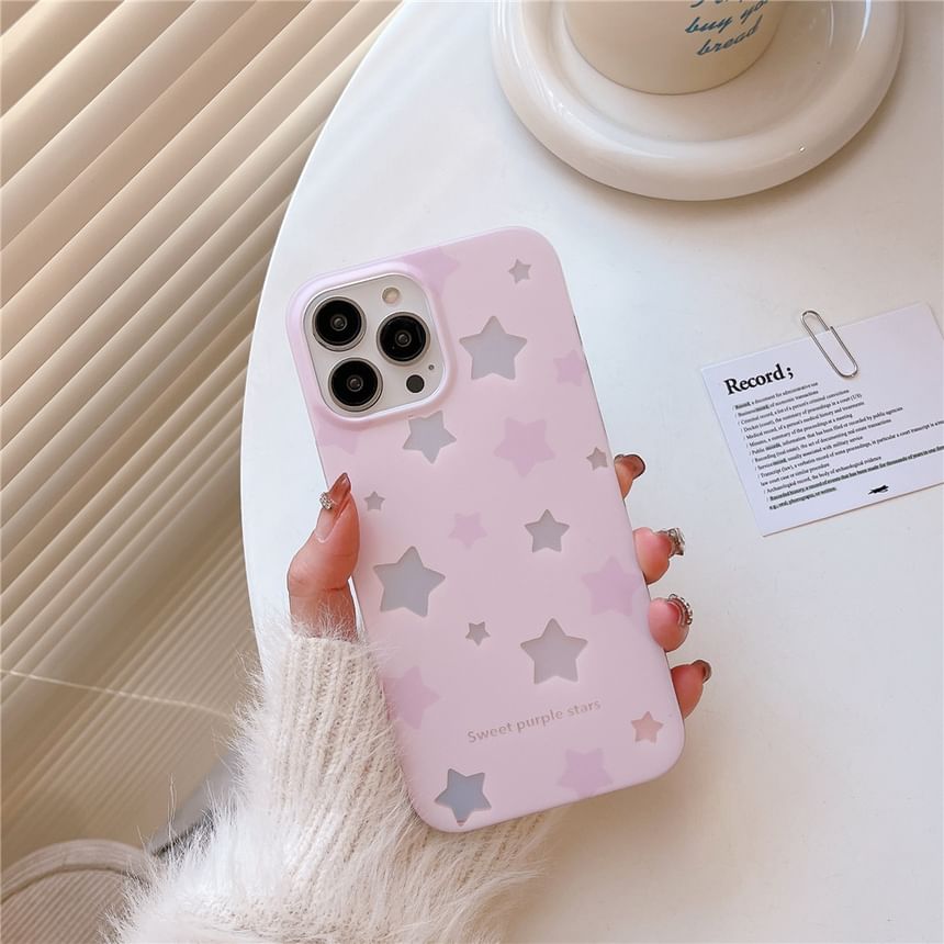 CasematicGuard - Star telefoonhoesje - iPhone 15 Pro Max / 15 Pro / 15 Plus / 15 / 14 Pro Max / 14 Pro / 14 Plus / 14 / 13 Pro Max / 13 Pro / 13 / 13 mini / 12 Pro Max / 12 Pro / 12 / 12 mini / 11 Pro Max / 11 Pro / 11