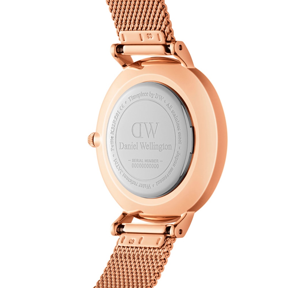 Montre à quartz - Acier inoxydable doré rose - Femme