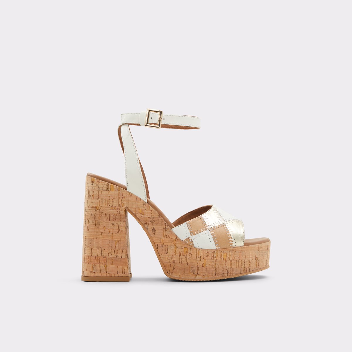 Ocoejan Beige Overflow Women Wedges & Espadrilles