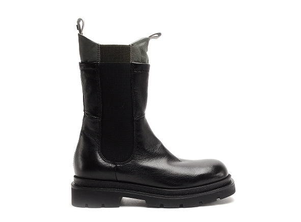 Mjus boots bottine plates femme p75202 noir