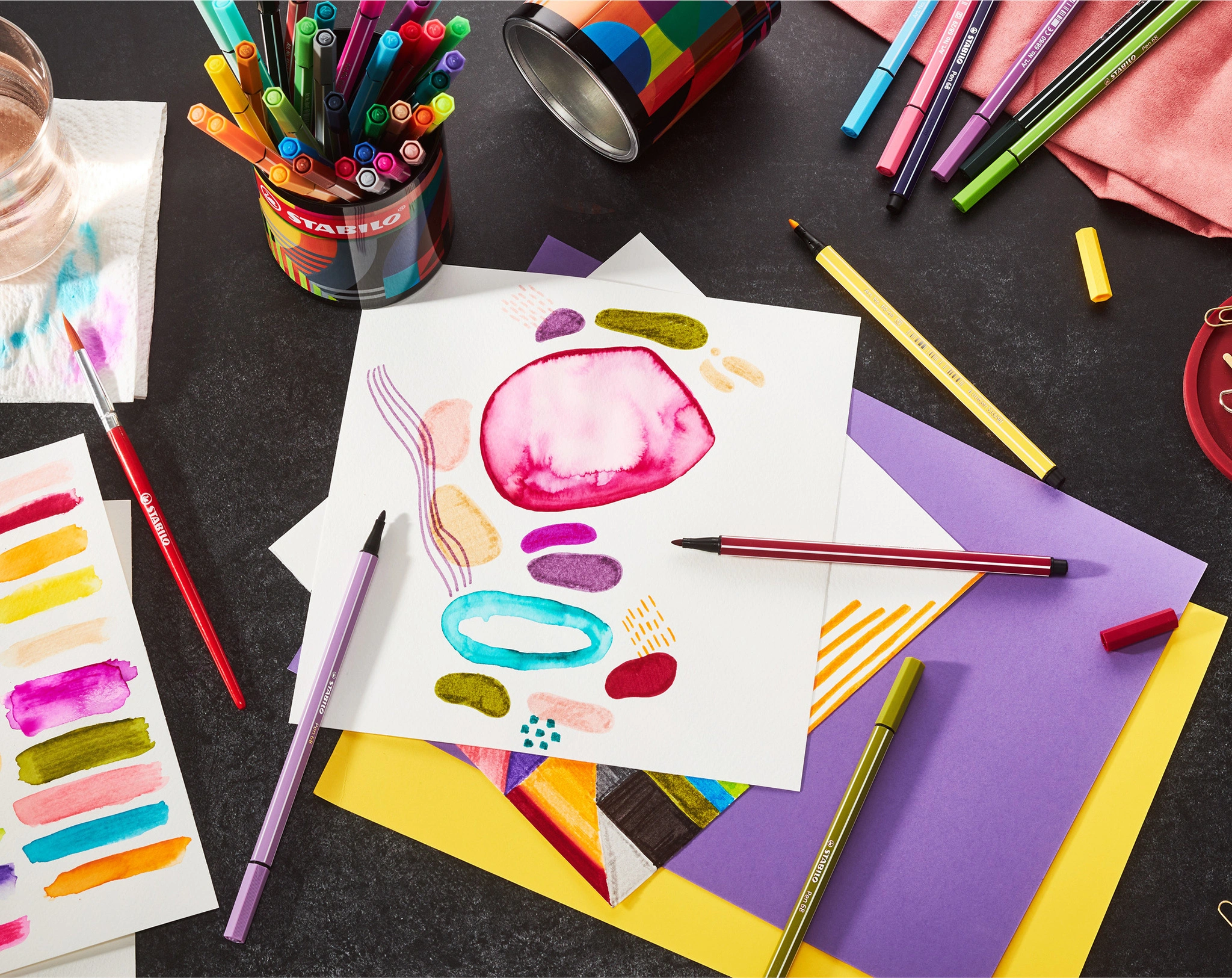 Filzstift STABILO® Pen 68 ARTY 45er-Pack