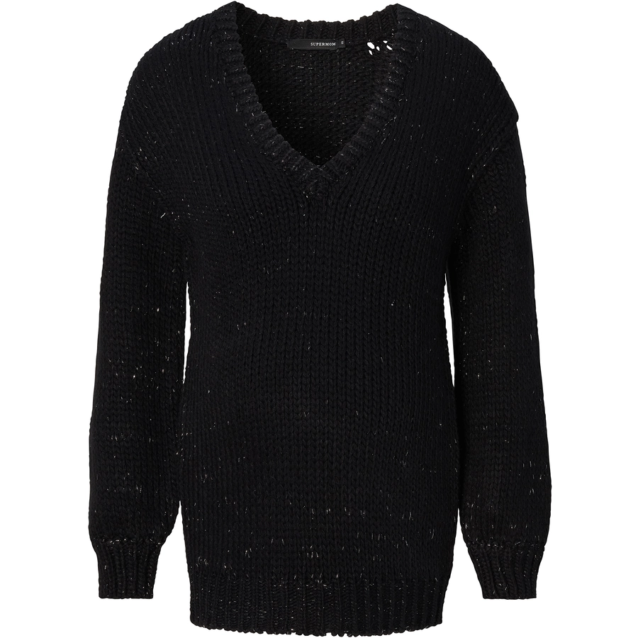 SUPERMOM Pullover Dent Black