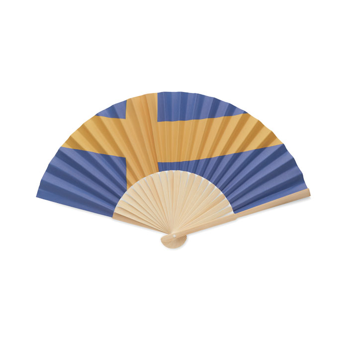 GiftRetail MO2244 - FUNFAN Eventail à motif de drapeau