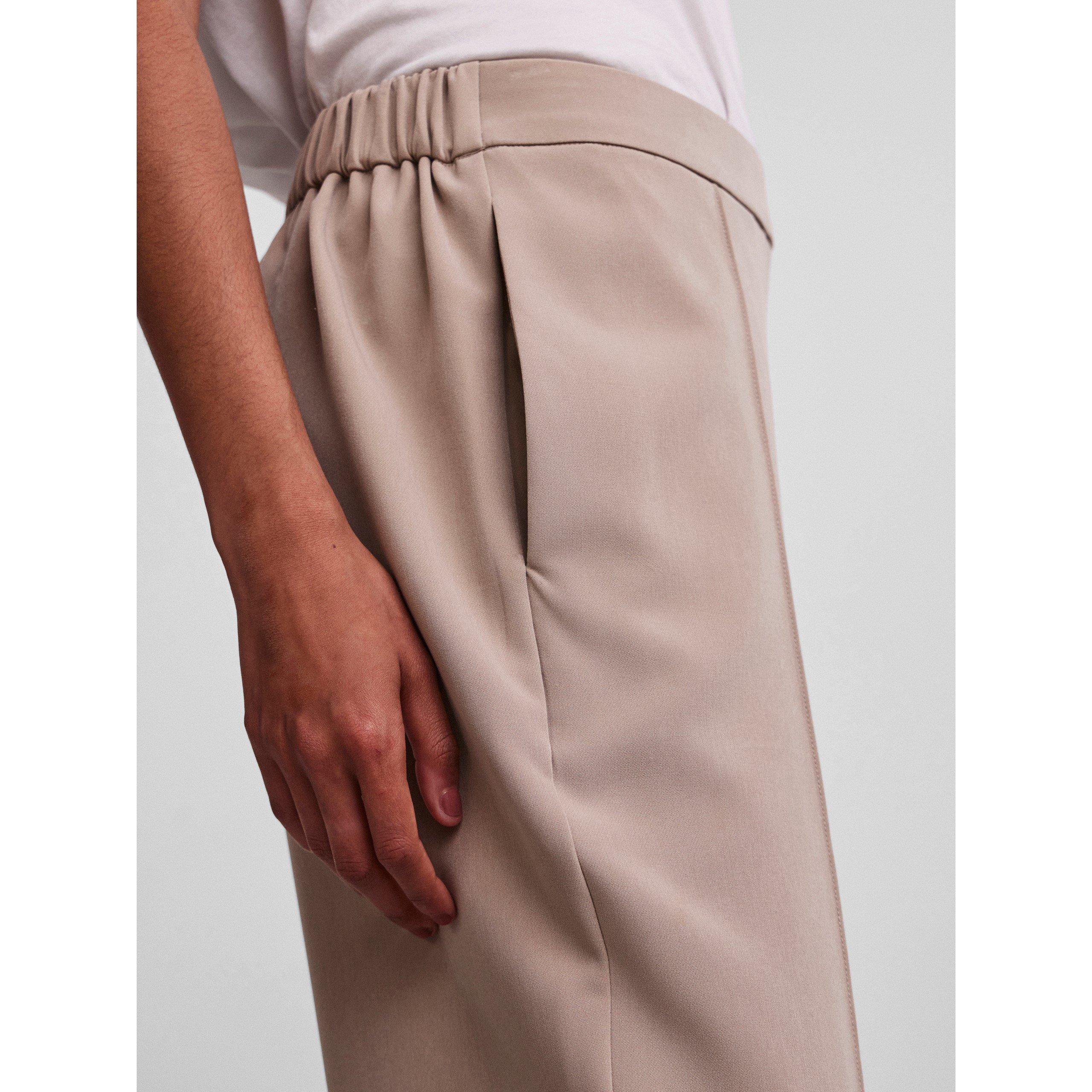 Pieces High Waisted Wide Trousers