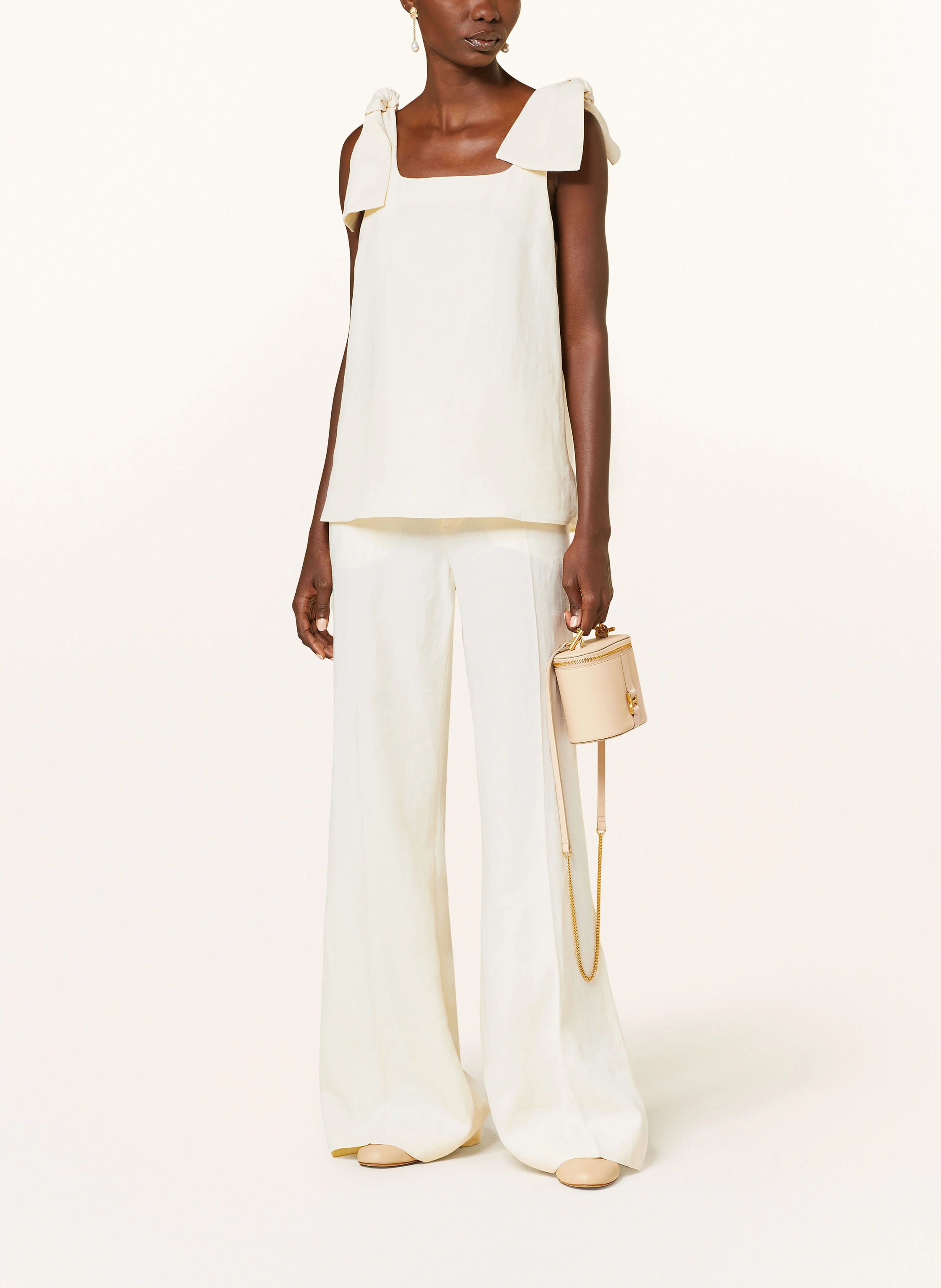 Chloé Marlenehose mit Leinen
