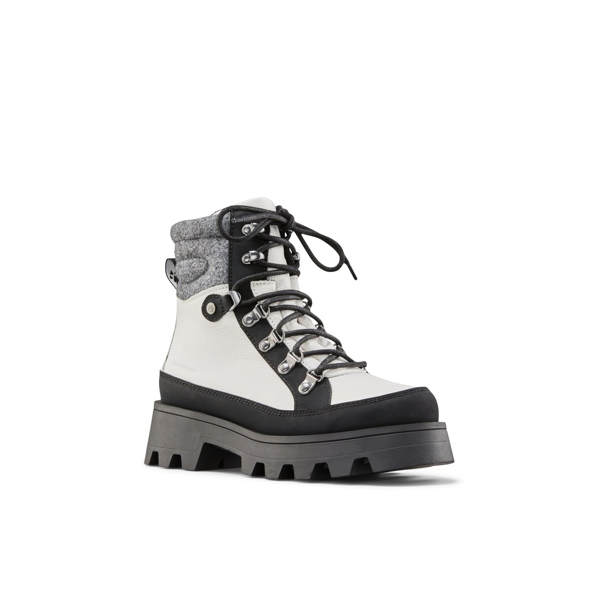 COUGAR-Suma-Bottines d'hiver - Semelle tracteur - Blanc/Noir