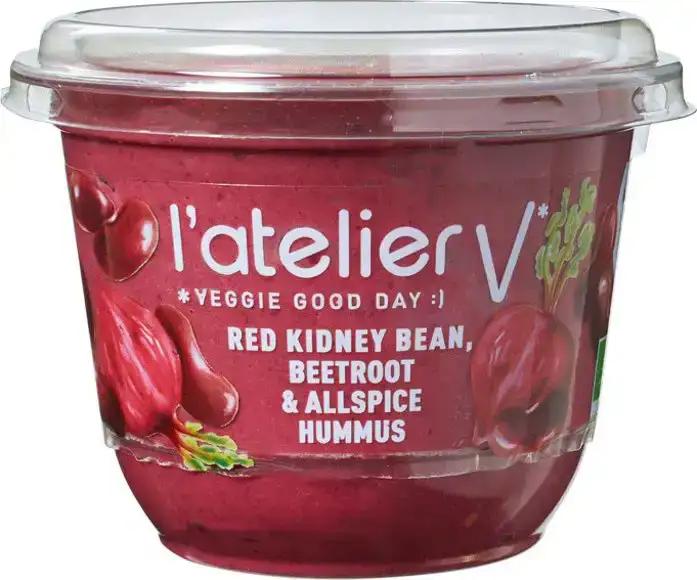 Hummus kidney boon-rode biet