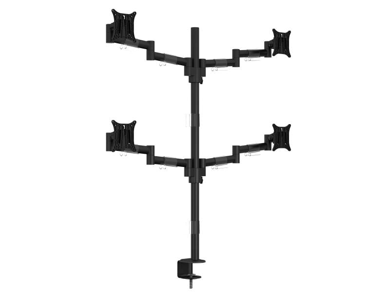 Multibrackets Tischhalterung Officeline Quad bis 8 kg – Sch Vertikale M VESA-Halterung für vier Monitore