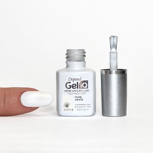 Depend Gel iQ Nail Polish, Pure White