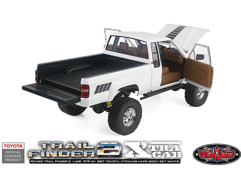 RC4WD Scale Crawler Trail Finder 2 LWB Toyota XtraCab RTR 1 Scale Pick-Up mit lizenzierter 1987 Toyota XtraCab hardbody Karosserie