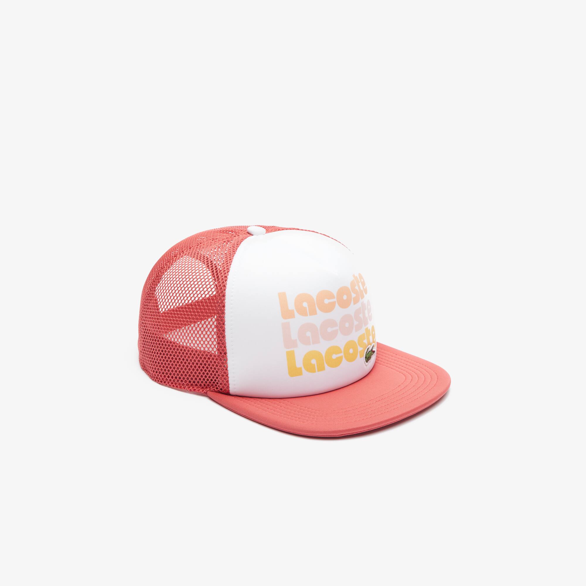 Trucker Cap mit LACOSTE Aufdruck Caps & Hüte - Weiss - Lacoste - Unisex