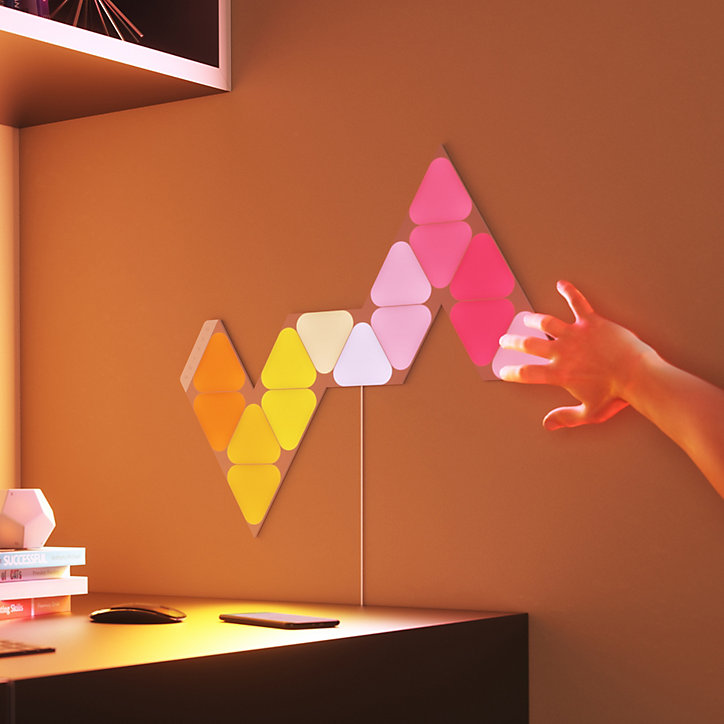 Kit d'extension Nanoleaf Shapes mini triangles 10 panneaux LED