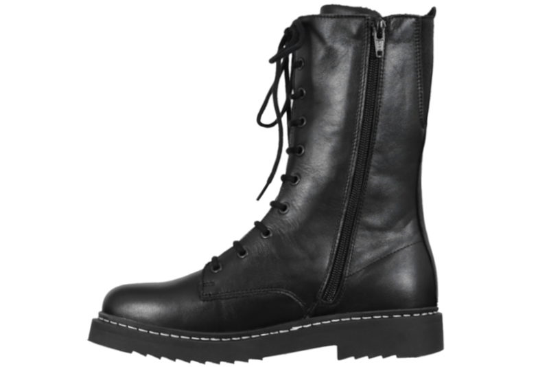 NEW FEET LANG STØVLE I SORT