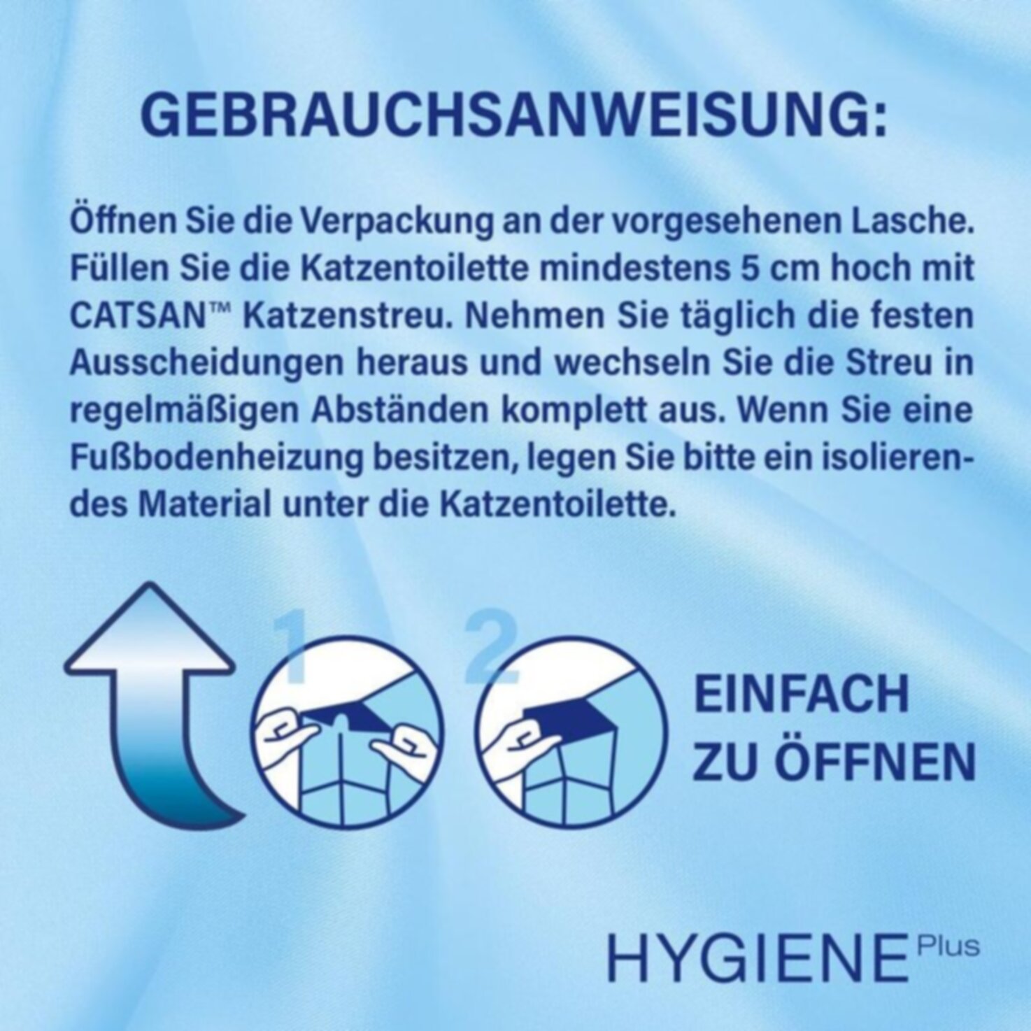 Catsan Hygiene plus Katzenstreu nicht klumpend