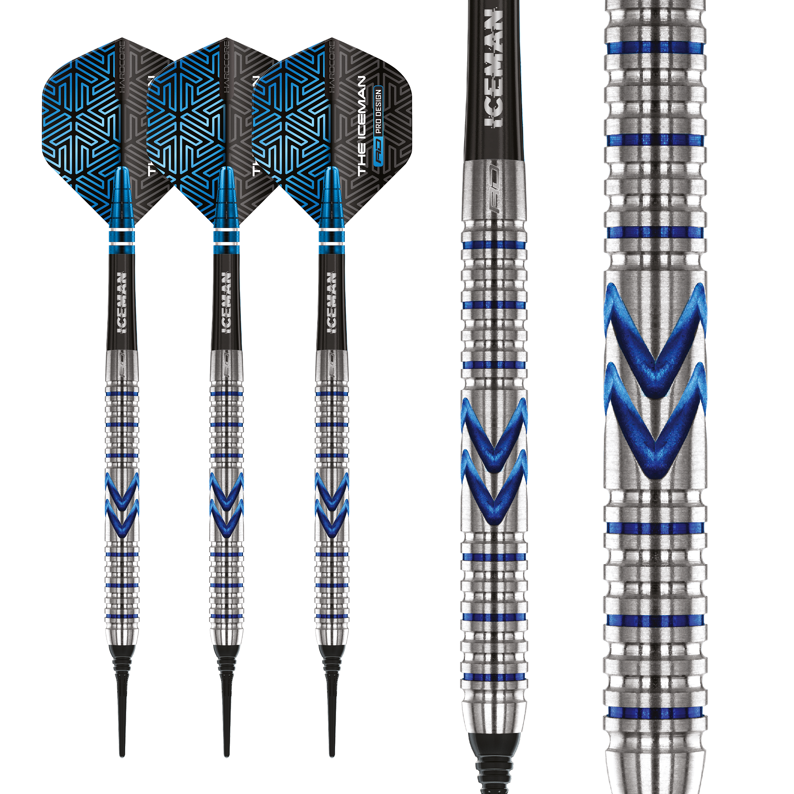 Red Dragon - Gerwyn Price Iceman Midnight Edition - Softdart