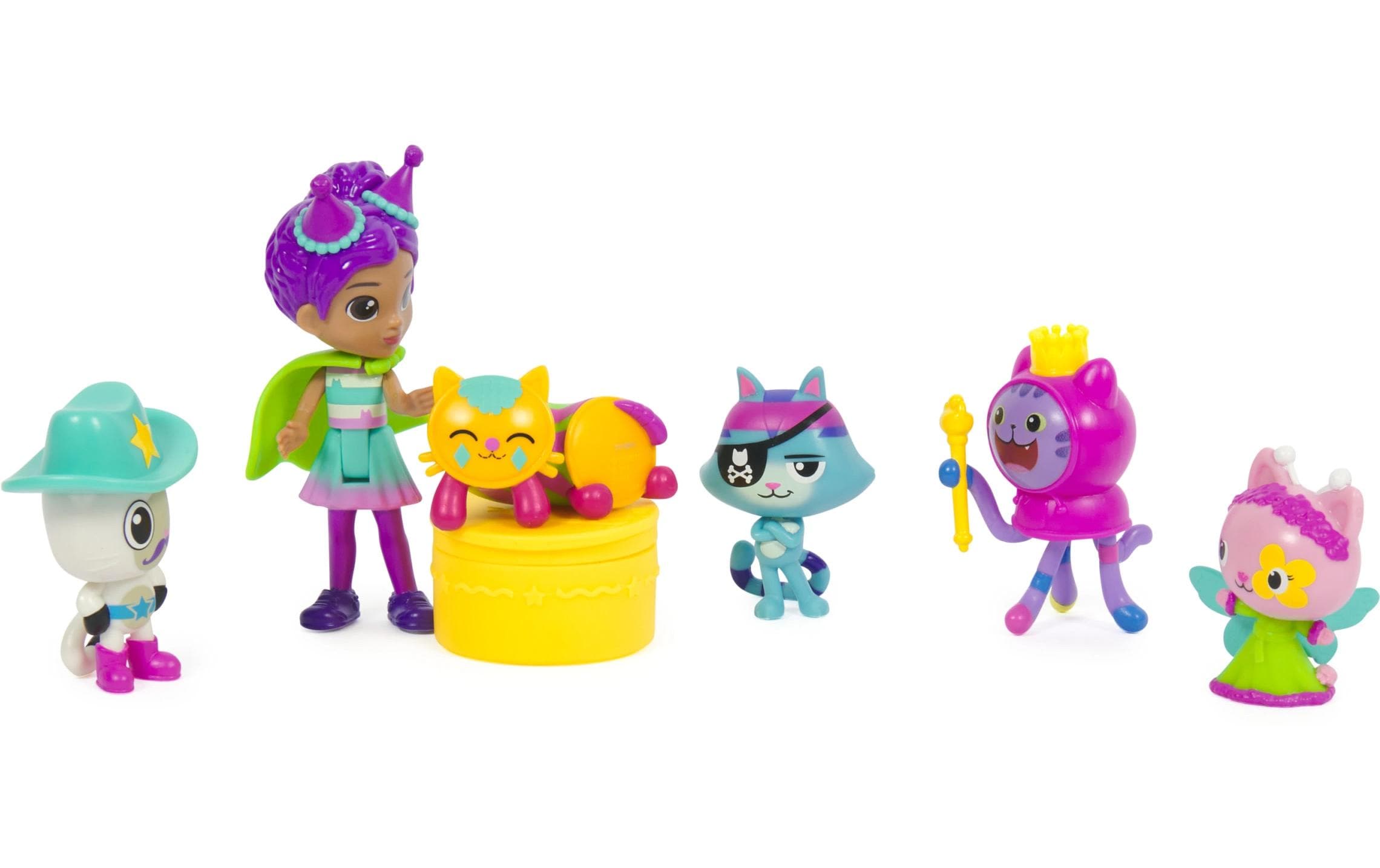Gabby's Dollhouse Deluxe Figuren Set CelebrationUmfangreiches Figuren-Set für Kinder