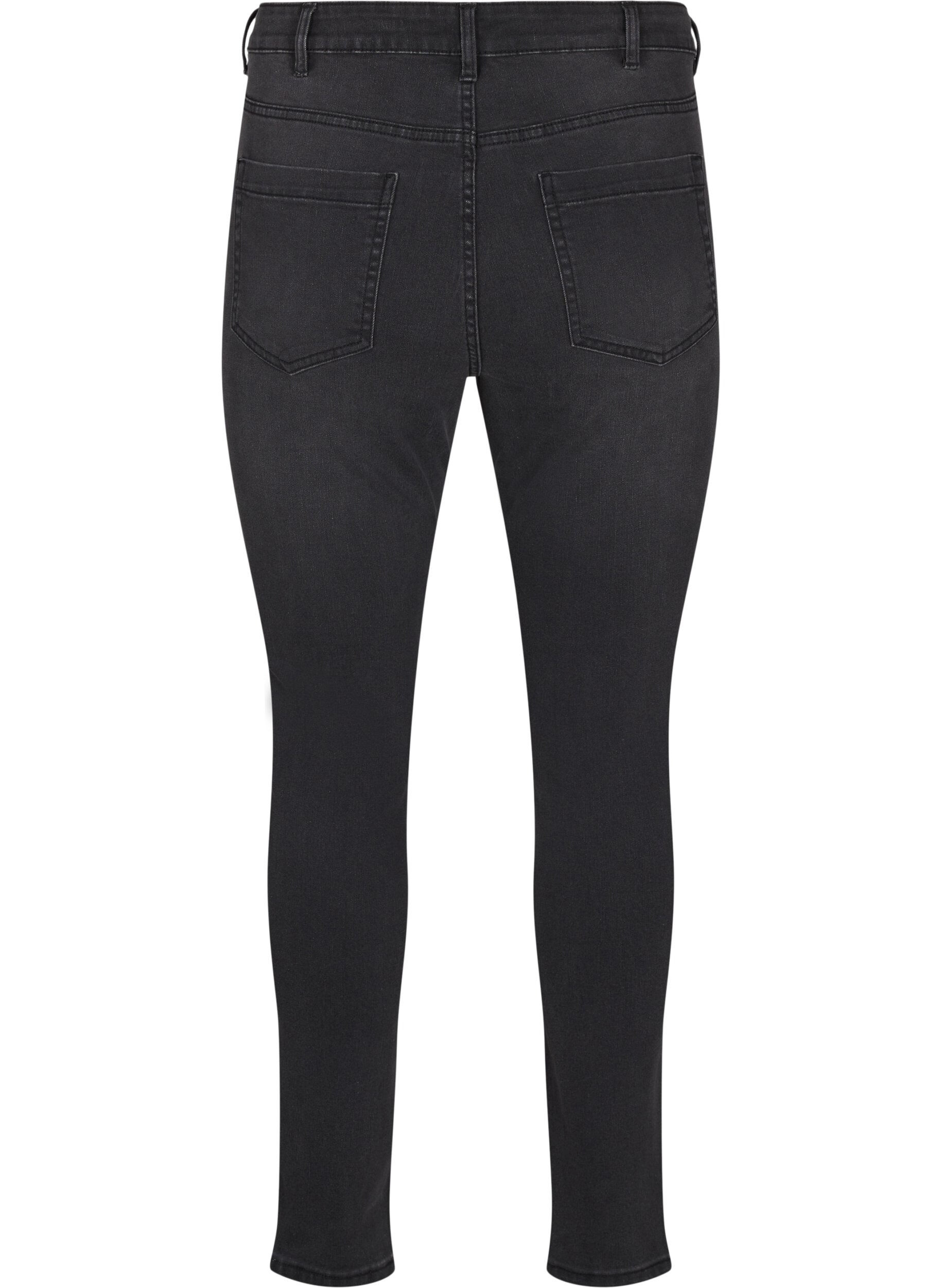 Amy jeans med høj talje og super slim fit