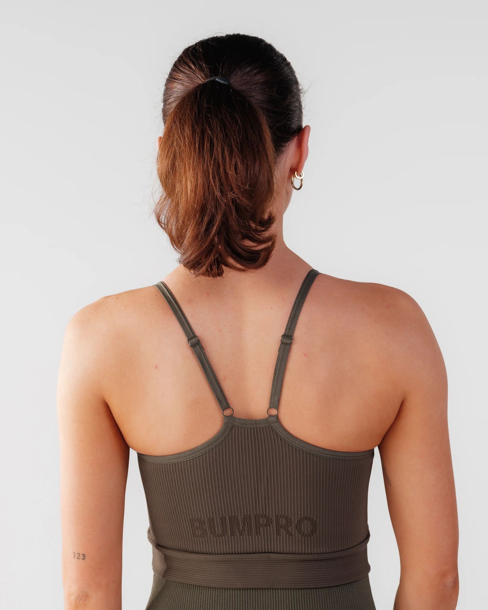 Bumpro Perfect Rib Bra Military Green