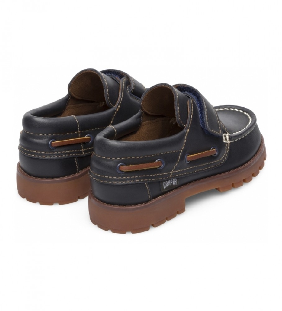 Sapatos náuticos de couro Camper Compass Navy