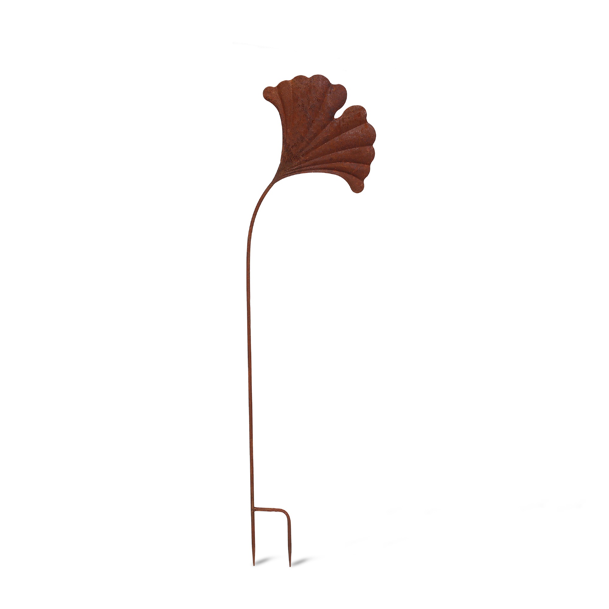 Gartenstecker 'Gingko', braun, T 0,5 cm, B 23,5 cm, H 84 cm günstig bestellen