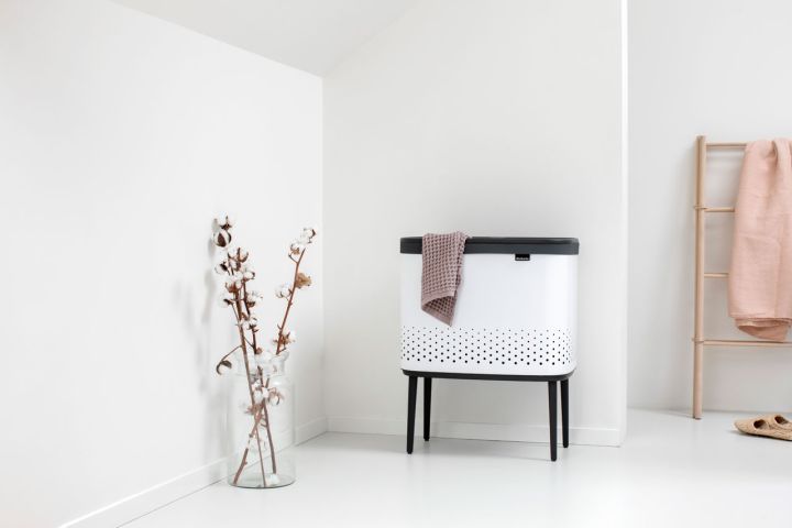 Bo Wasbox, 60 liter, kunststof deksel - White
