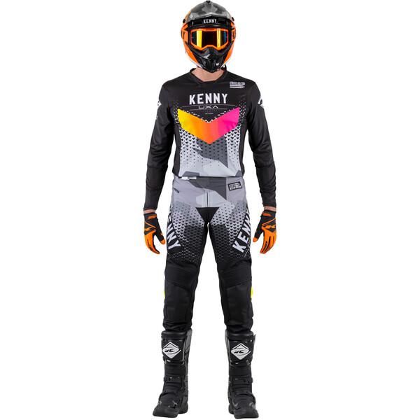 Kenny - Pantalon Performance Kamo Noir / Camouflage Gris / Blanc