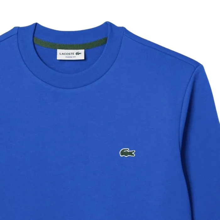 Lacoste Bio Cotton Fleece Crew Sweater Heren