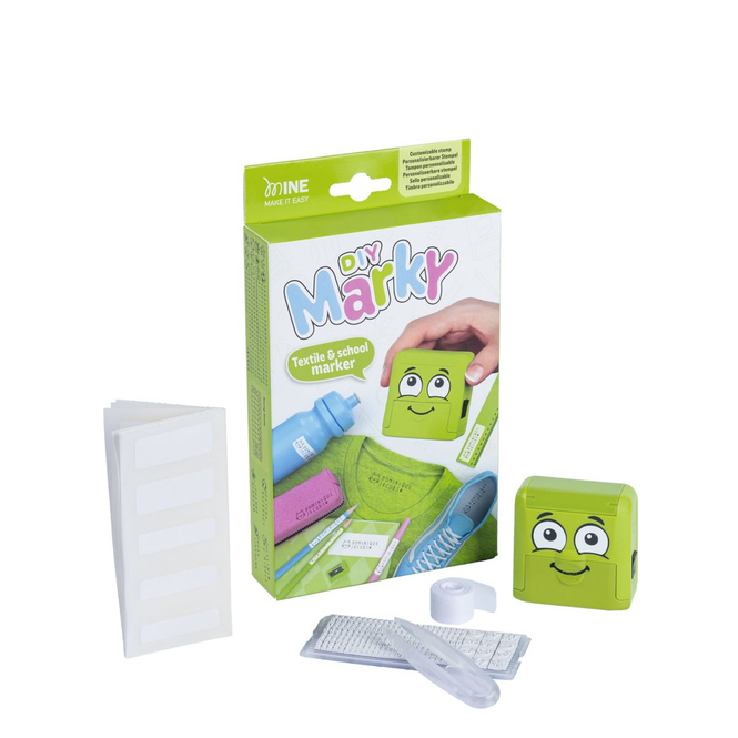 DIY Marky® - Textilstempel - Personalisierbarer Stempel - grün