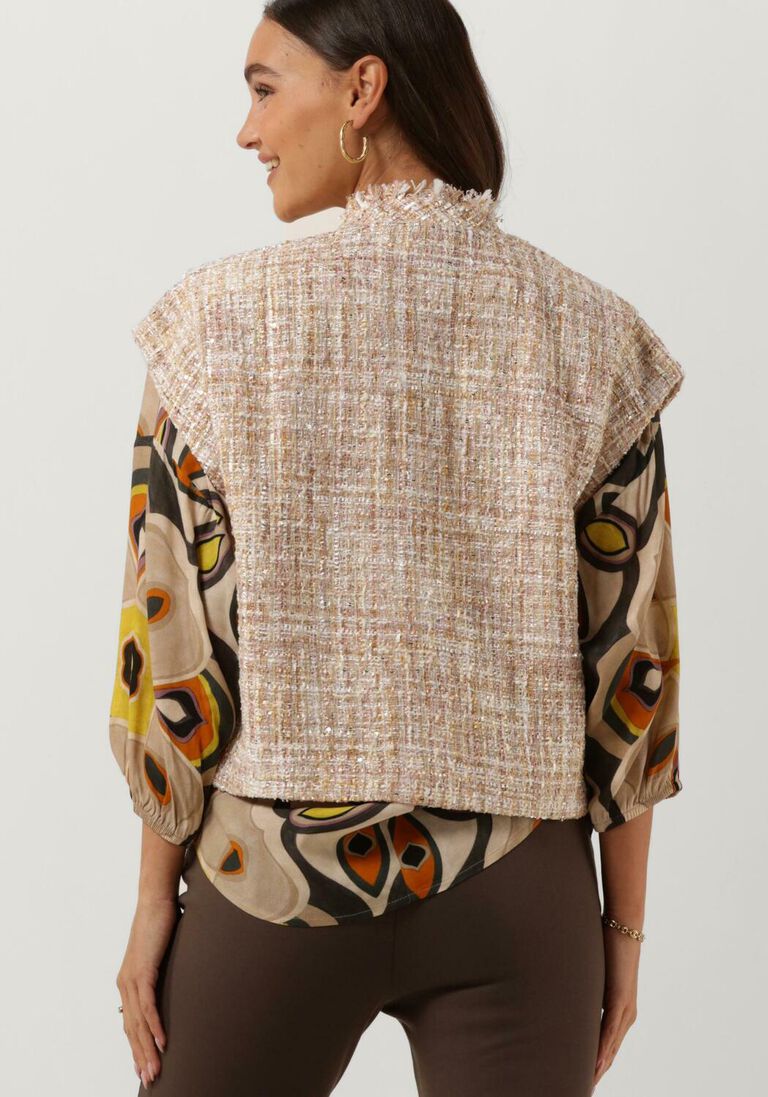 SUMMUM witte summum gilet gilet tweed
